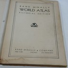 Pre WWII Rand McNally 1935 World Atlas Pictorial Edition Hardcover  Maps Photos — photo 4