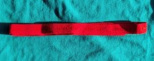 Gucci Red/Red Horsebit Logo 3/4" Grossgrain Ribbon  2 Yards 72 Inches 