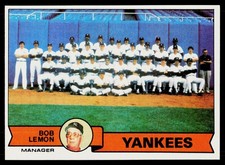 1979 Topps #626 New York Yankees TC, MGR, Team Checklist - POOR