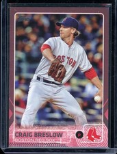 2015 Topps Update Craig Breslow #US270 Pink #/50 Boston Red Sox