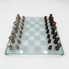 Scacchiera di Design Stefano Panichi – Bronzo e Cristallo