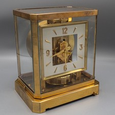 READ - LeCoultre Atmos Clock 528-6 Square Face - FREE USA SHIPPING