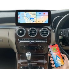 Android 4+64GB Car Stereo CarPlay 4G LTE For Mercedes C/GLC/V/X-Class W205 X253