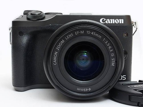Appareil photo reflex sans miroir Canon EOS M6 Boîtier (noir) EOSM6BK-BODY