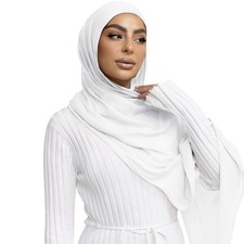 Viscose Hijab Scarf Women Muslim Cotton Jersey Fashion Long Shawls