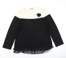 Maria Bellentani Damen schwarz Wollmischung P...