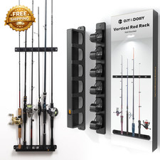 Wall Mount Fishing Rod Holders Vertical Fishi...