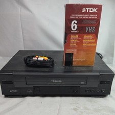 Toshiba W-512 4-Head Hi-Fi Stereo VHS VCR Player/Recorder-Tested Working