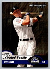 2003 Donruss Jeff Baker #55 Colorado Rockies