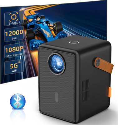 FunFlix G1 Mini Beamer 1080P Full HD WLAN Bluetooth LED Projektor Heimkino