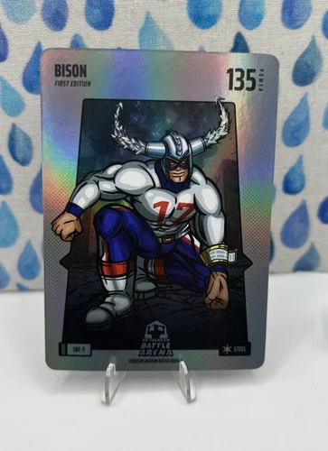 BISON 2025 JOSH ALLEN BO JACKSON BATTLE ARENA FIRST EDITION SBF-5 Steel, Bills