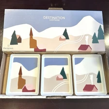 NEW Degrenne Paris Serving Trays Destination Montagne from Saks Fifth Avenue