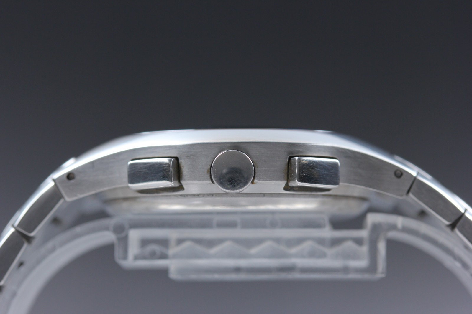 [NEAR MINT] LONGINES Oposition L3.618.4 Black Quartz Chronograph Men's Watch JPN image 6