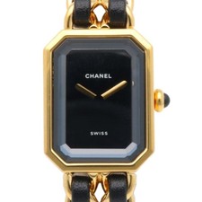 Chanel Première M H0001 Gold Plated 20.0mm Quartz Women's Wristwatch #RKW805