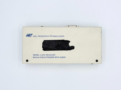 Hall Research Technologies U-97A-R Video Extender Receiver Used-30 DAY WARRANTY