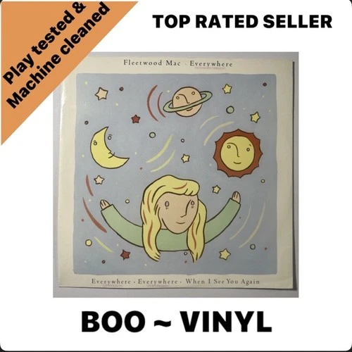 Fleetwood Mac - Everywhere  12" Vinyl Record Single EX / EX Condition