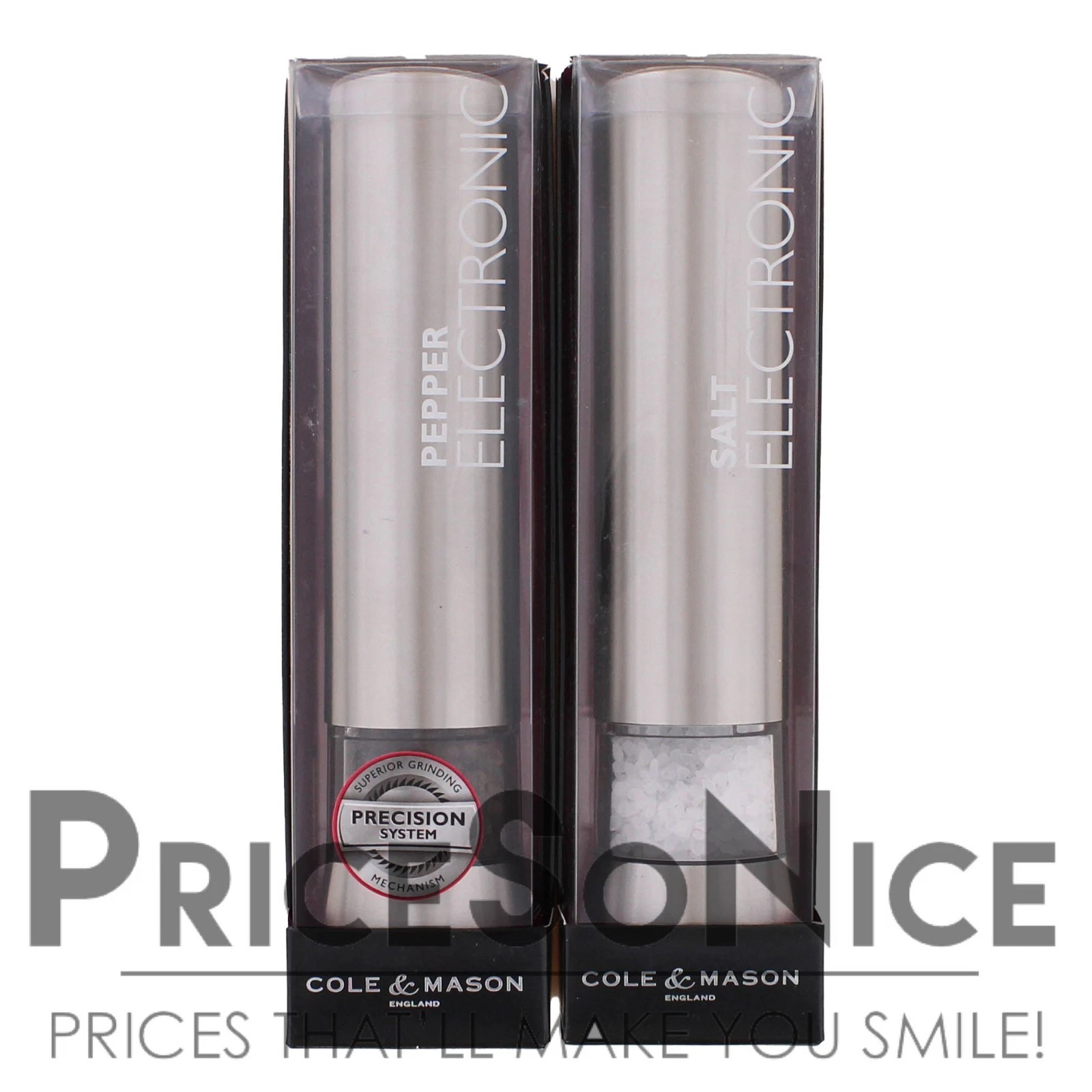 Cole & Mason Hampstead Electric Salt & Pepper Mills w/ Light + FREE Thermometer
Opens in a new windo