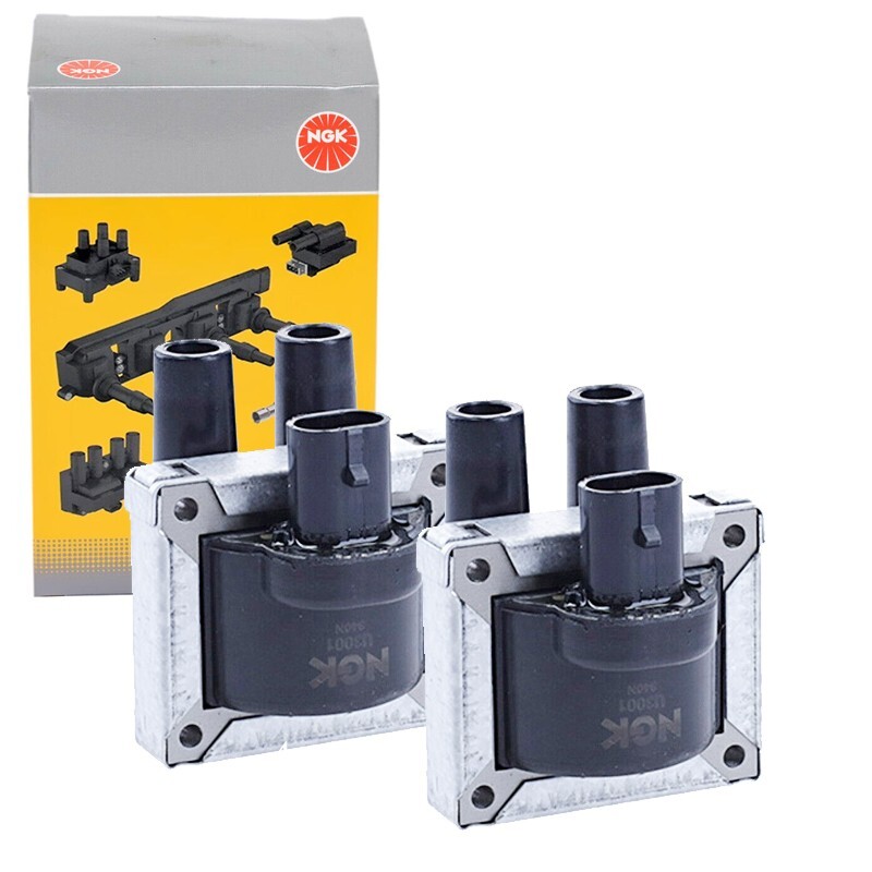 KIT 2 BOBINE NGK U3001 PER MOTORI FIRE FIAT PANDA CINQUECENTO SEICENTO PUNTO