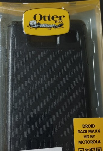 Otterbox Commuter Hard Shell Case Cover For Motorola Droid Razr Maxx HD Black - Picture 2 of 5