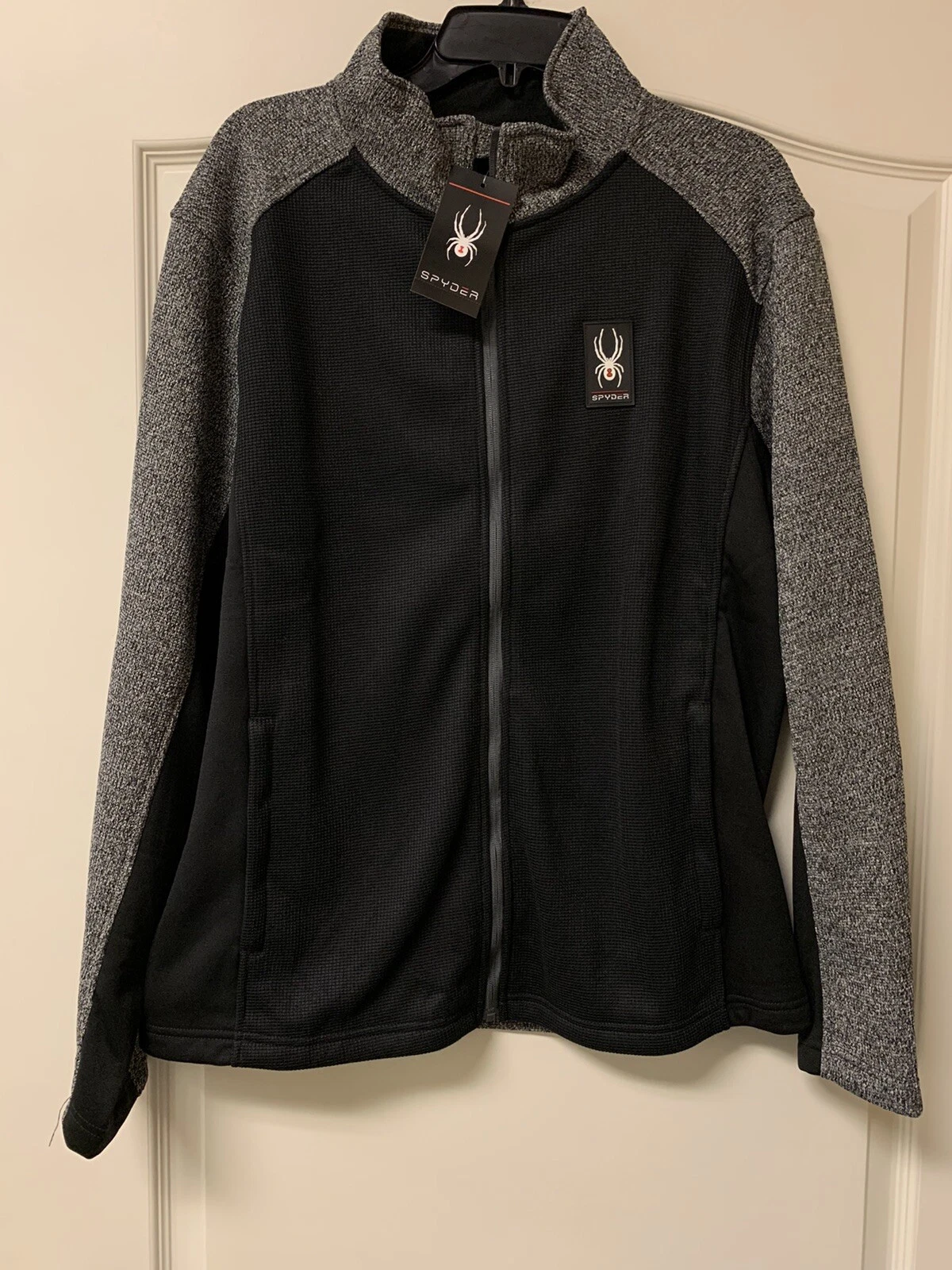 NEW W TAGS - Men’s Spyder Frontier Fleece Full Zip Pockets Jacket -XL -MSRP $129