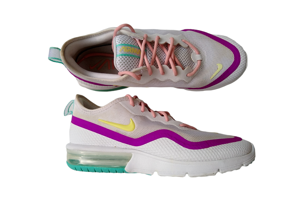 Nike Air Max Sequent BQ8824-103 White Teal Women's Trainers Shoes