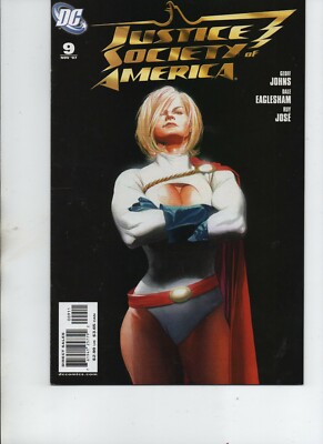 Justice Society Of America #9 (DC 2007)Alex Ross Power Girl Cover