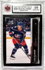 2021-22 Upper Deck #498 Cole Sillinger YG RC | KSA GRADED GEM MINT 10