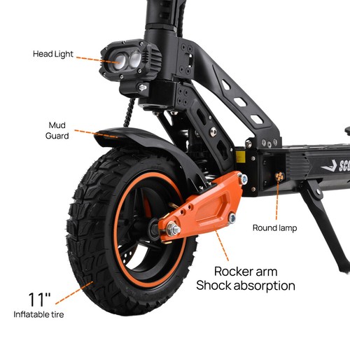 2000W Electric Scooter 70KM/H 60KM Foldable Portable Adult Off Road E-Bike - Picture 8 of 23