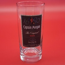 Captain Morgan Spiced Rum Glass Barware Mancave Pub Bar Drink