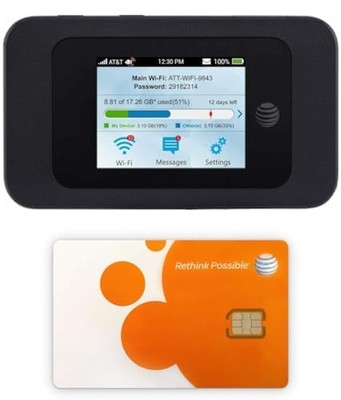 AT&T Wireless ZTE Velocity 2 MF985 Unlocked | 4G Mobile WiFi Hotspot | LTE Ca...