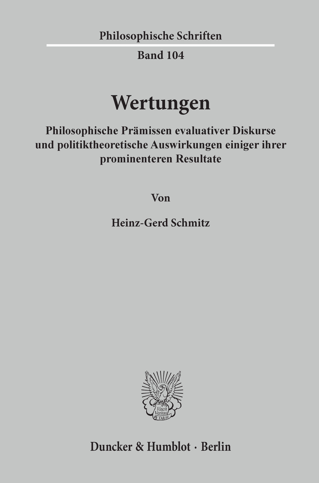 Thumbnail - Wertungen, Heinz-gerd Schmitz