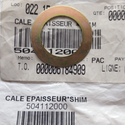 Ski-Doo Shim NOS 504112000 (L-6955) | eBay