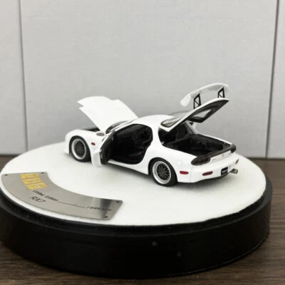 PGM RX-7 1/64 ホワイト PGM 1:64 MAZDA RX-7 FD3S White Alloy Diecast Car Model Collection