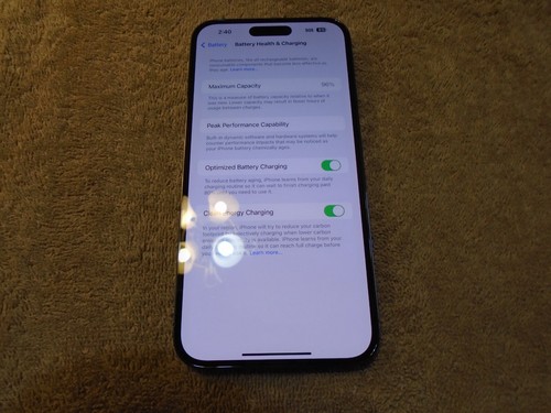 Apple iPhone 14 Pro Max, 128gb, Deep Purple,  Spectrum Only, Good Condition!! - Picture 11 of 12