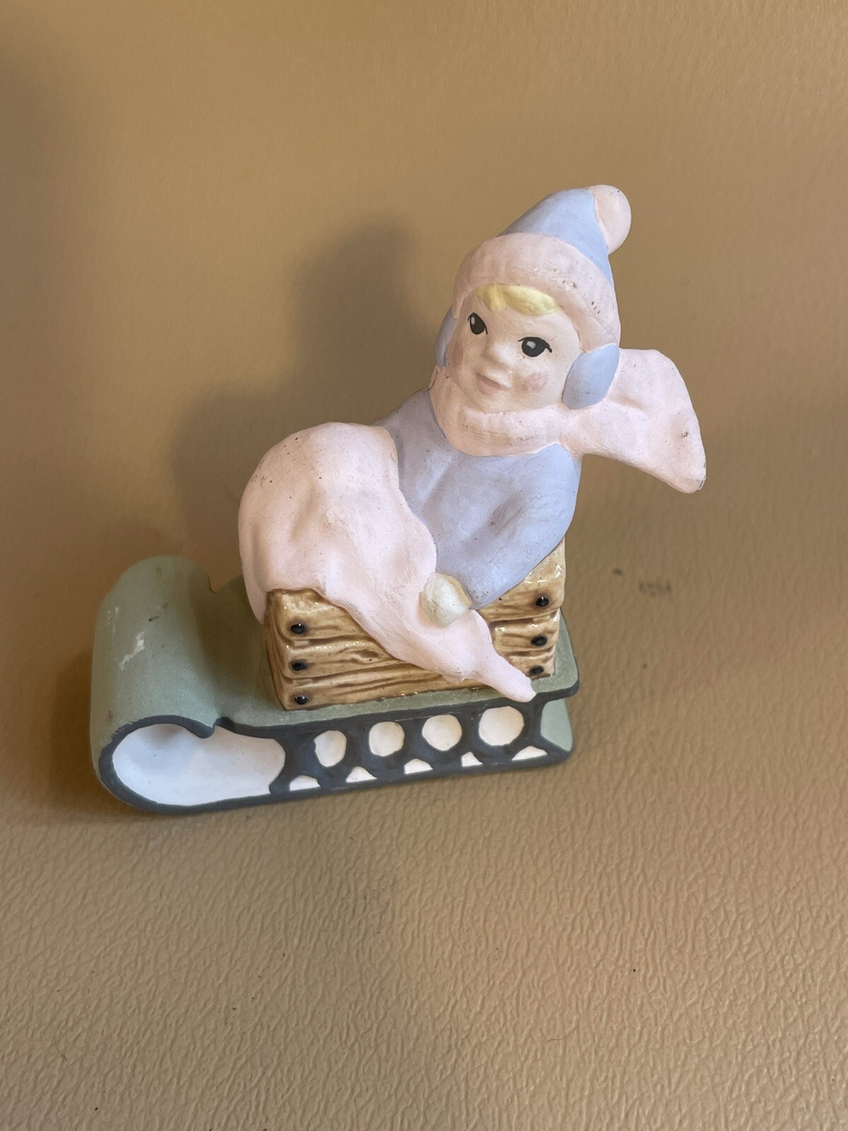 Vintage Lot Of 10 Small Ceramic Christmas Winter Figurines Statues eBay