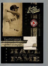 2004 Leather and Lumber Hall of Fame Materials #1 Carl Yastrzemski Jersey 226/25