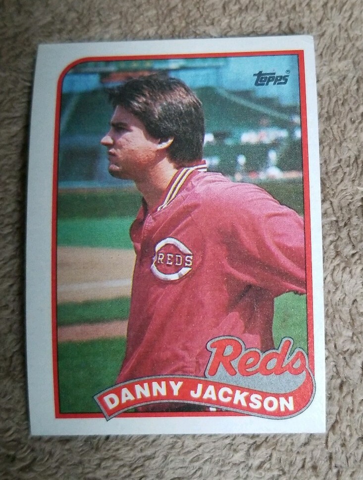 1989 TOPPS #730 DANNY JACKSON - CINCINNATI REDS