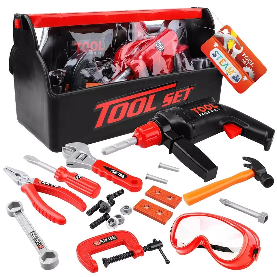 STEAM Life 23-Piece Kids Tool Set for Toddlers Ages 3-7 Years Old-image