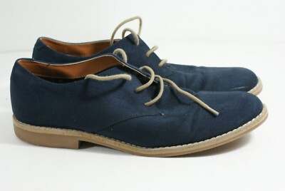NWT H&M Men\'s Deep Blue Seude Oxfords H&M Men main image 4