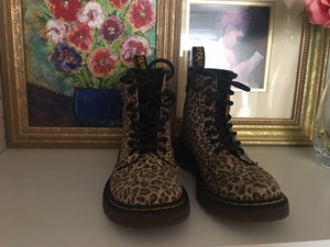 doc martens animal print boots