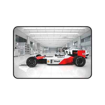 McLaren Senna マウスパッド 黒　純正 マクラーレン・セナ デスクマット：ブラック＆ホワイト スーパーカー