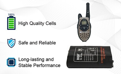 HQRP Replacement Battery For Motorola T Series Two-Way Radios (T5710, T5720, T5820, T5920, Etc.)