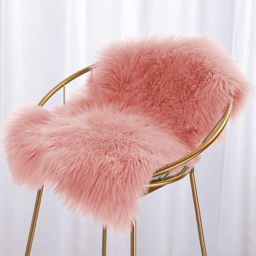 Latepis Faux Fur Sheepskin Area Rugs Soft Shaggy Carpet for Living Room Bedroom - Picture 50 of 219