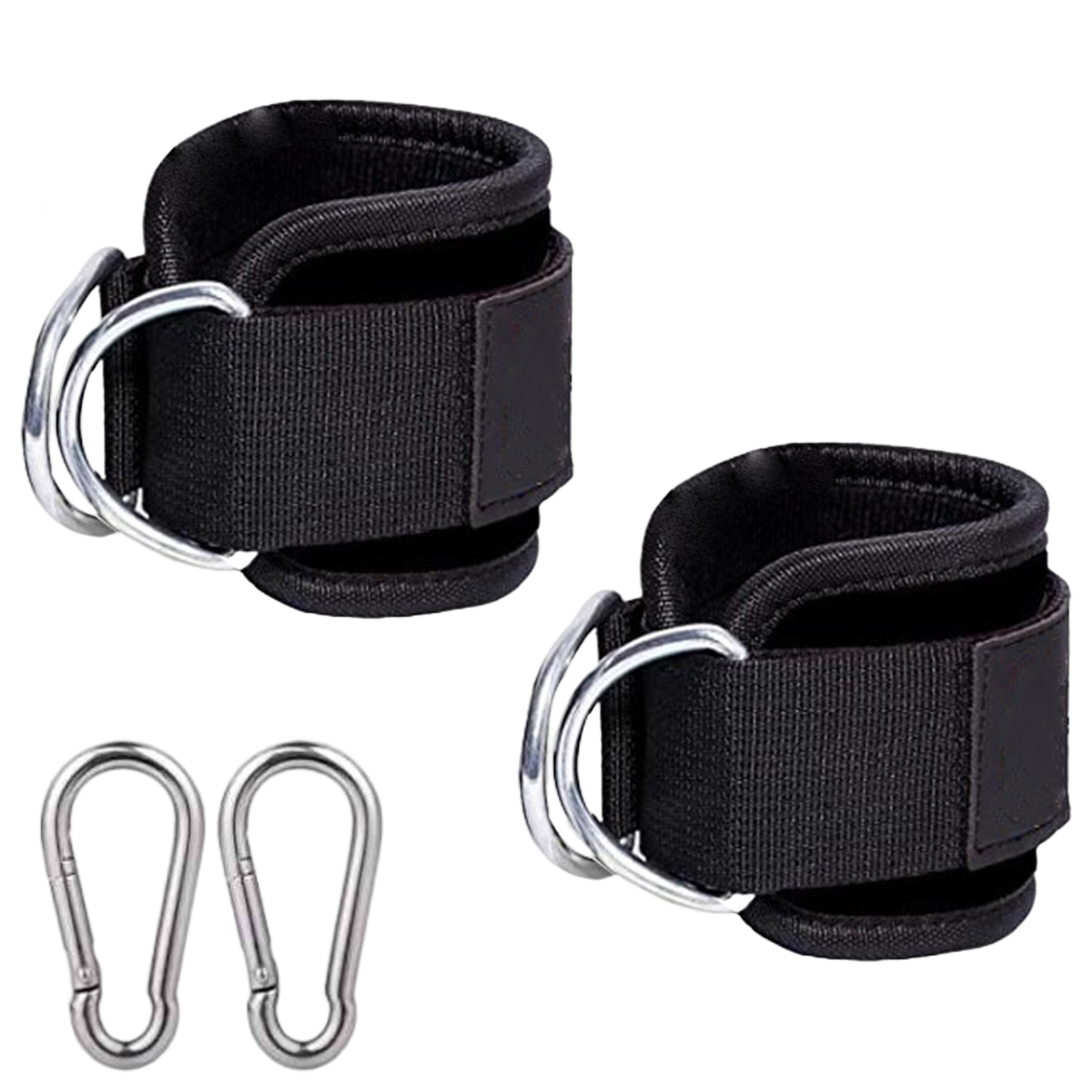 Carabiners Cable Machine Ankle Strap Gym Glute Workout Pull Adjustable