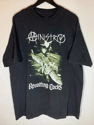 Ministry Band Revolting Cocks Tour Unisex Short Tee Cotton Tshirt S-5XL