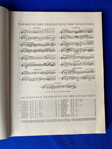 Klavier Solo Noten SONATINEN ALBUM I Köhler & Ruthardt •Edition Peters, Germany - Bild 10 von 20