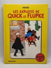 BD LES EXPLOITS DE QUICK FLUPKE RECUEIL 2  HERGE 1982 TTBE