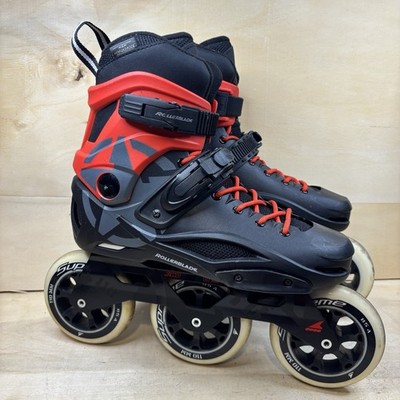 Rollerblade RB 110 3WD Inline Skates Größe 7 schwarz rot weiß Supreme 85a Rollen