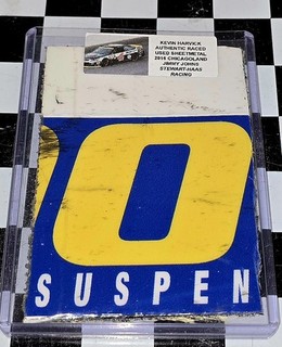 KEVIN HARVICK RACE USED SHEETMETAL 2016 CHICAGOLAND #4 JIMMY JOHN'S NASCAR KH06