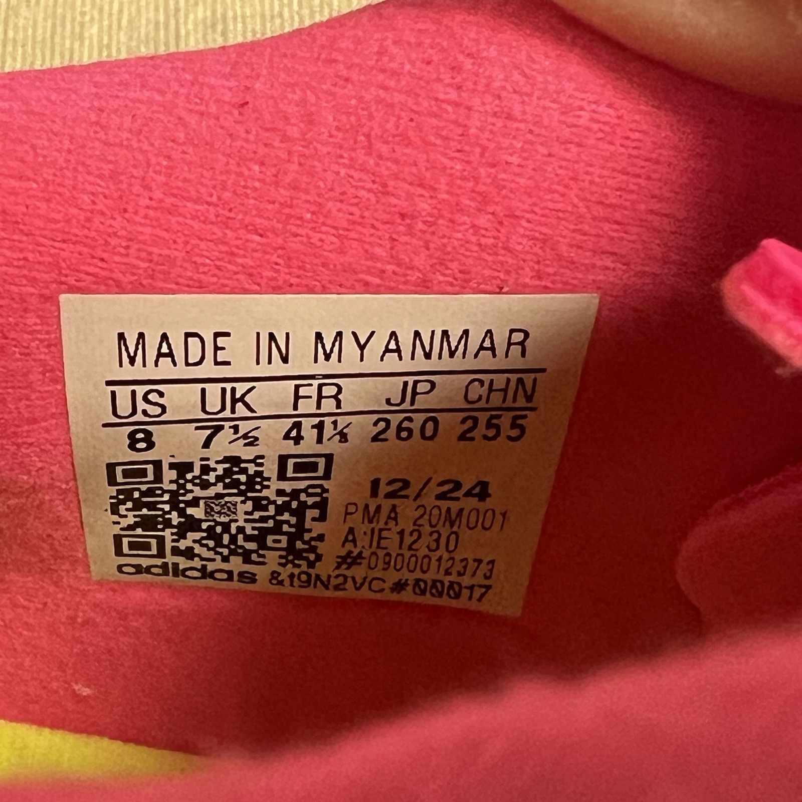 Adidas F50 League TF Turf Pink Multi Soccer Shoes Men 8/Women 9 NWT thumbnail 6